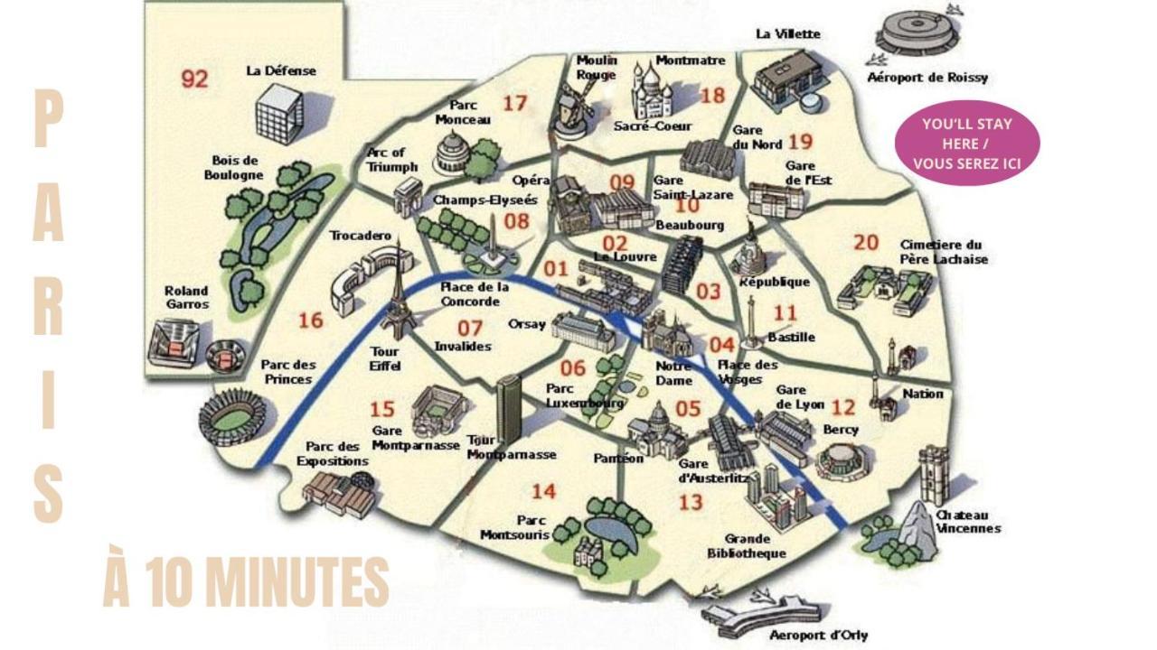 Appartement 2 Pieces A Quelques Minutes De Paris Le Pré-Saint-Gervais المظهر الخارجي الصورة